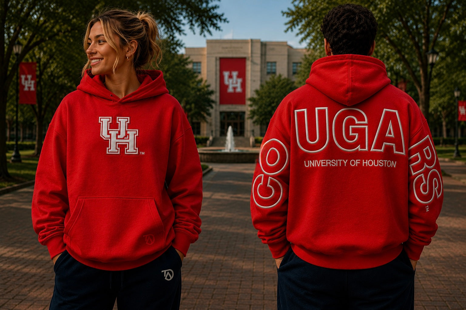 University of Houston® Signature Embroidered Hoodie