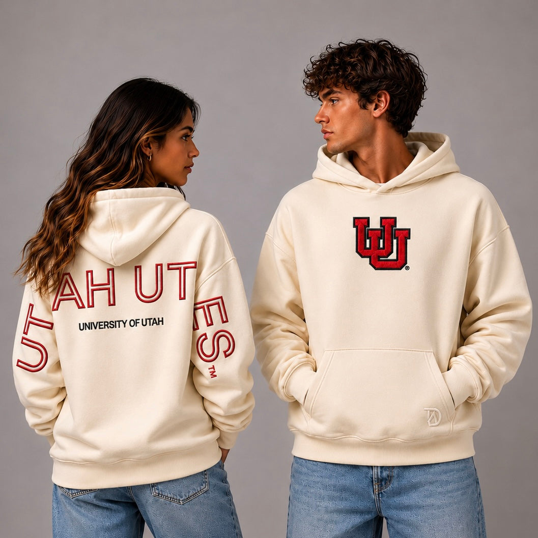 Cream University of Utah® Signature Hoodie