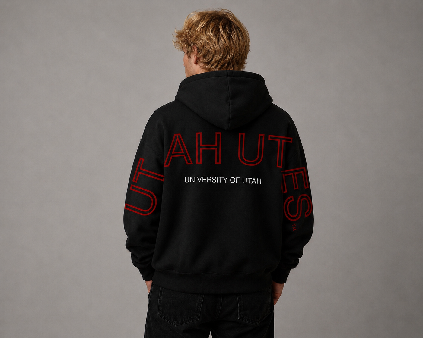 Black University of Utah® Signature Hoodie