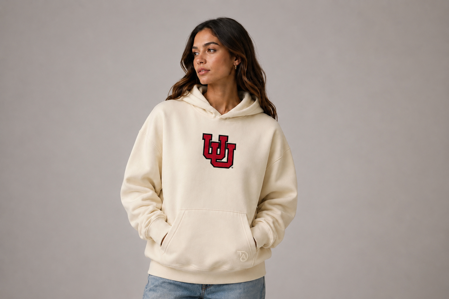 Cream University of Utah® Signature Hoodie