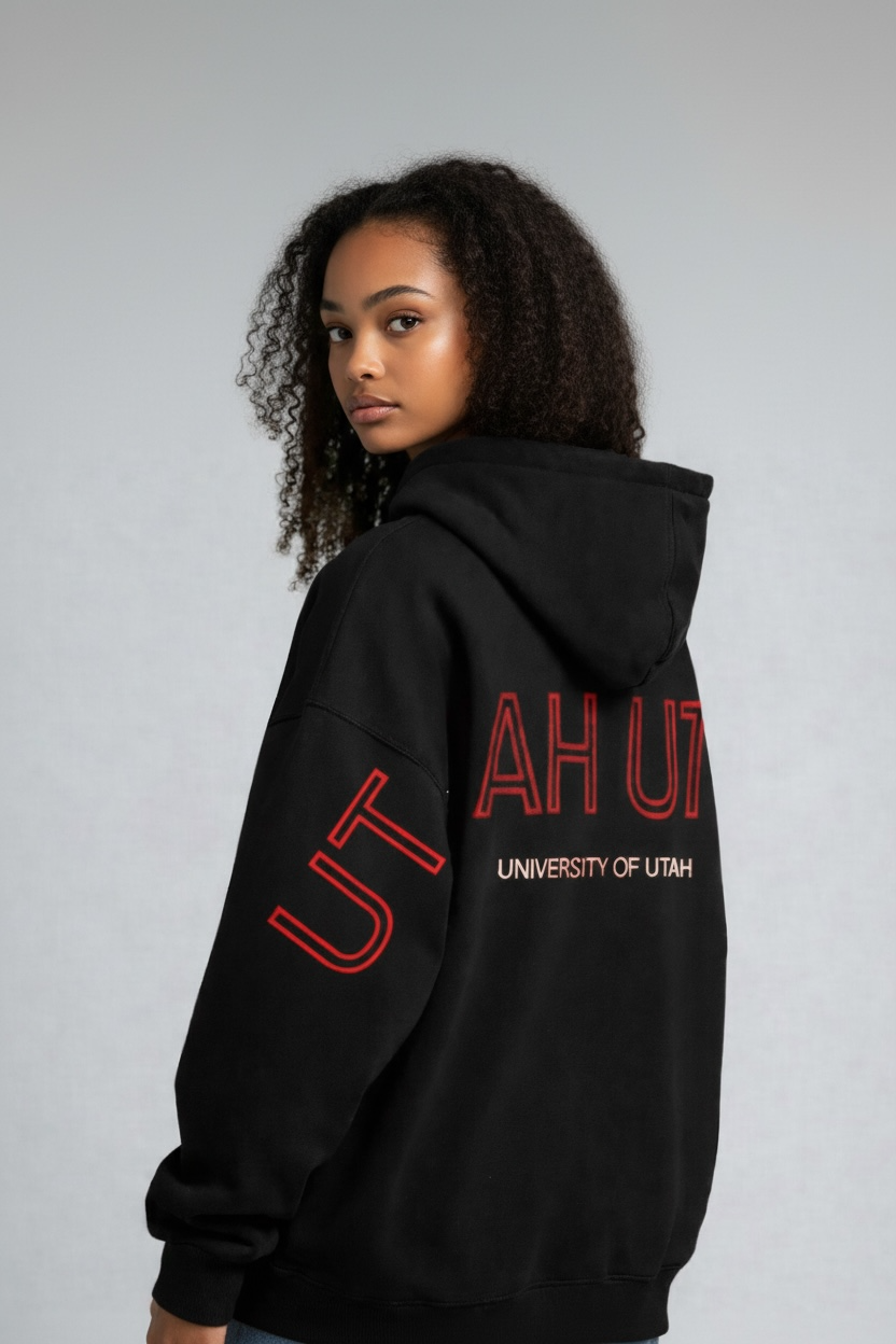 Black University of Utah® Signature Hoodie