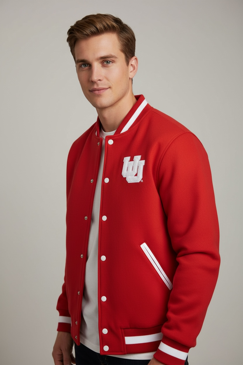University of Utah® Premium Varsity Jacket- PRE ORDER ONLY