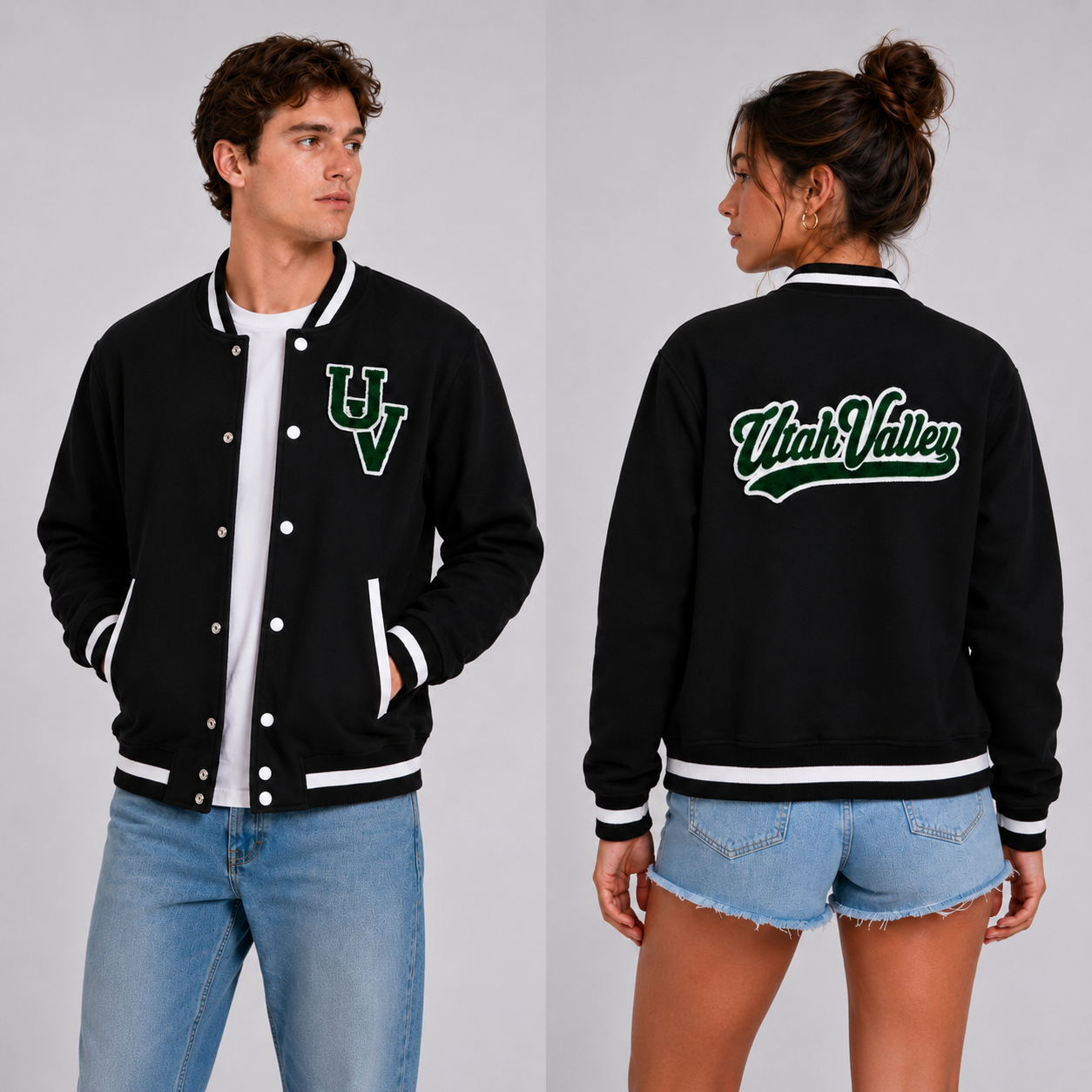 COMING SOON>>>Officially Licensed Utah Valley University Varsity Jacket