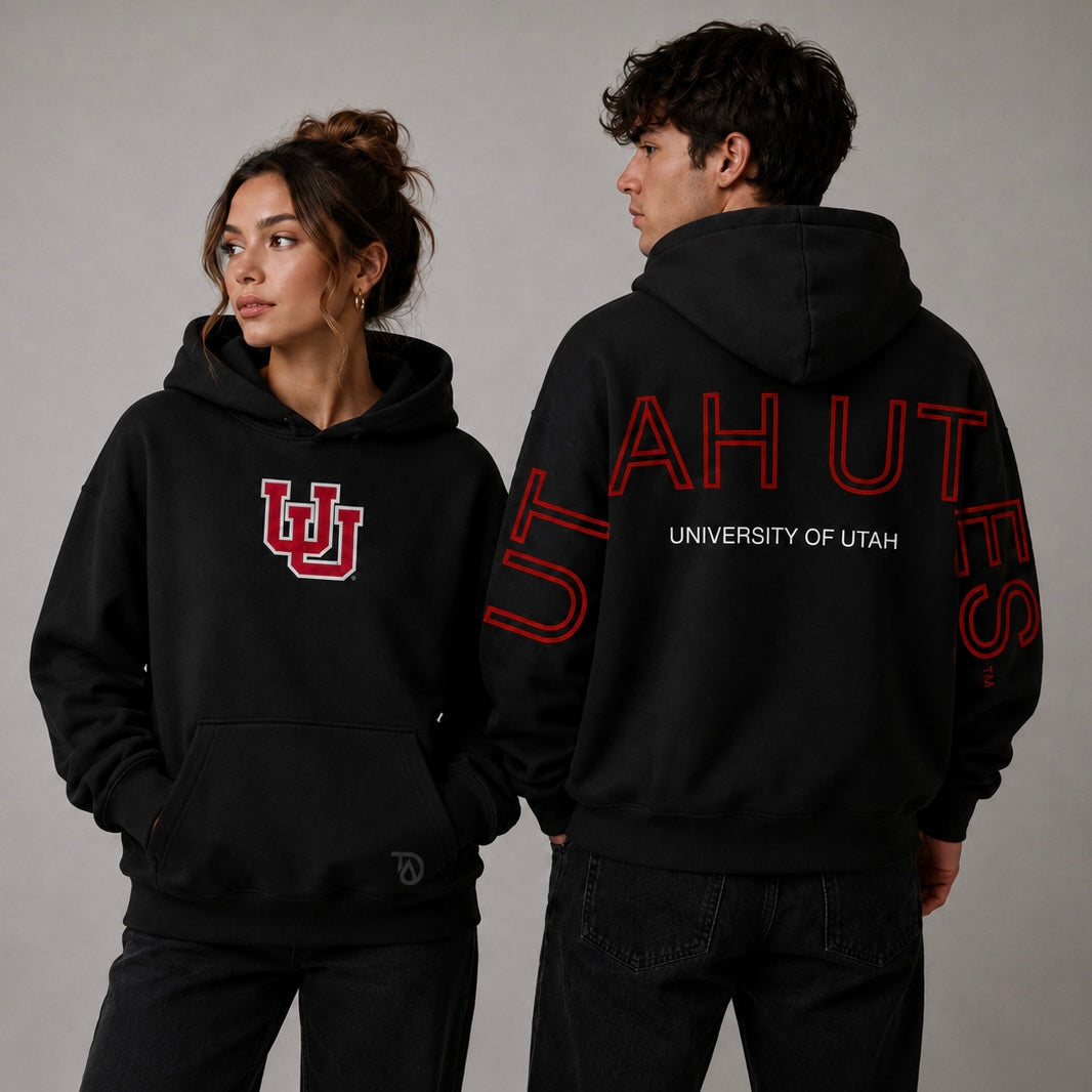 Black University of Utah® Signature Hoodie