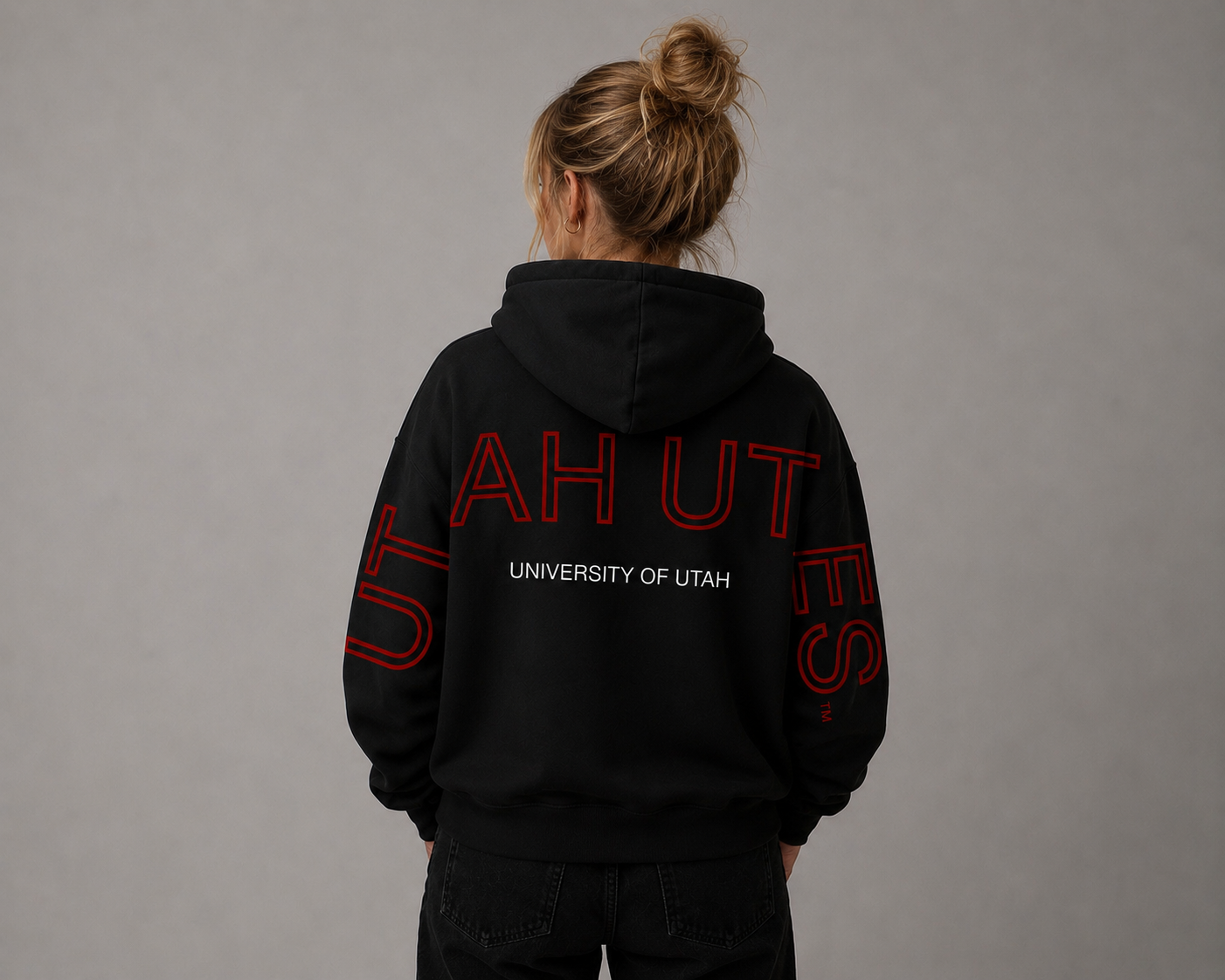 Black University of Utah® Signature Hoodie