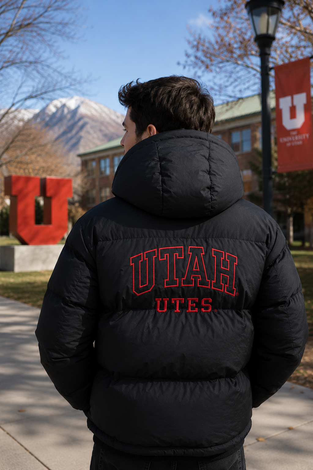 University Of Utah Utes® Premium Puffer Down Coat