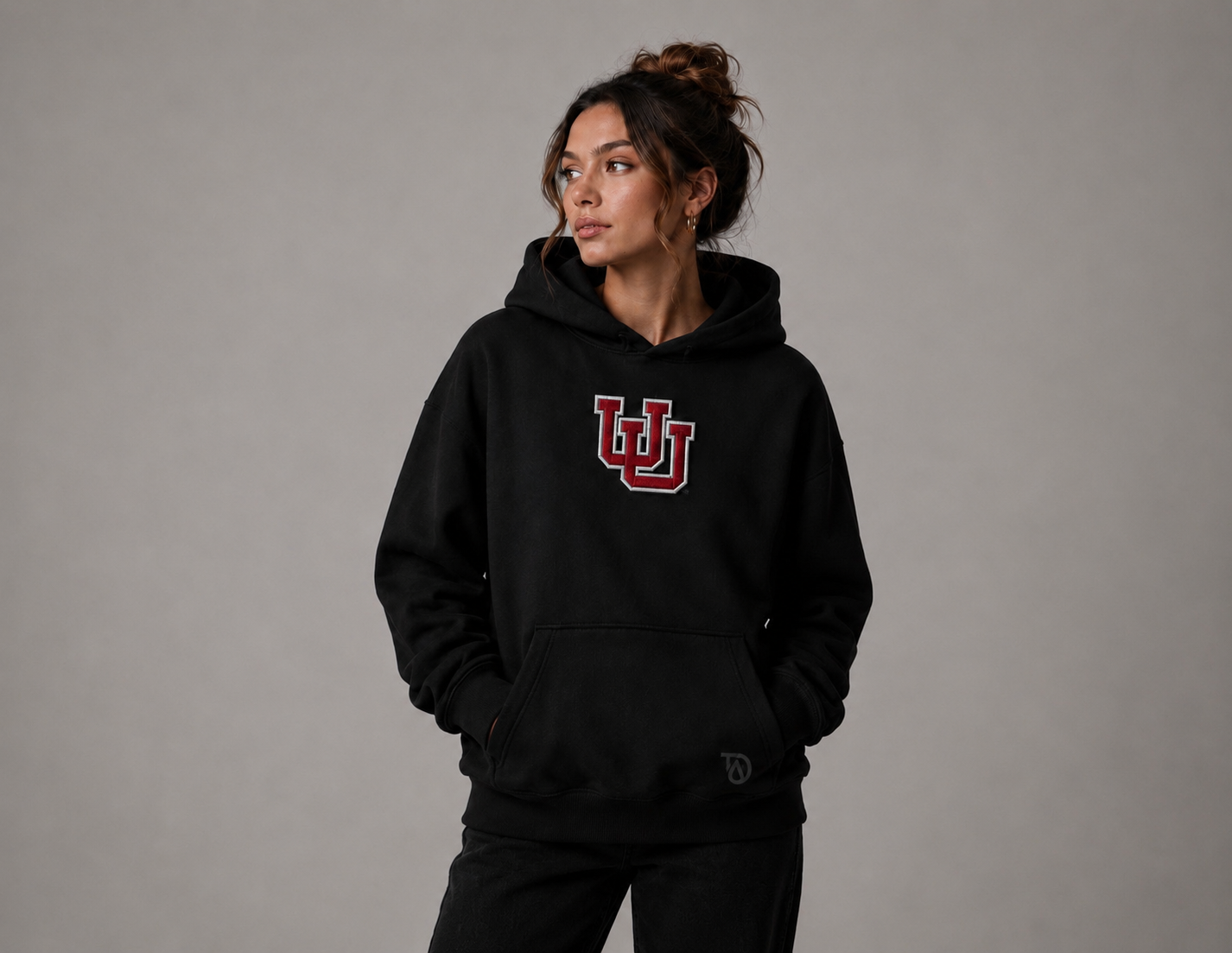 Black University of Utah® Signature Hoodie