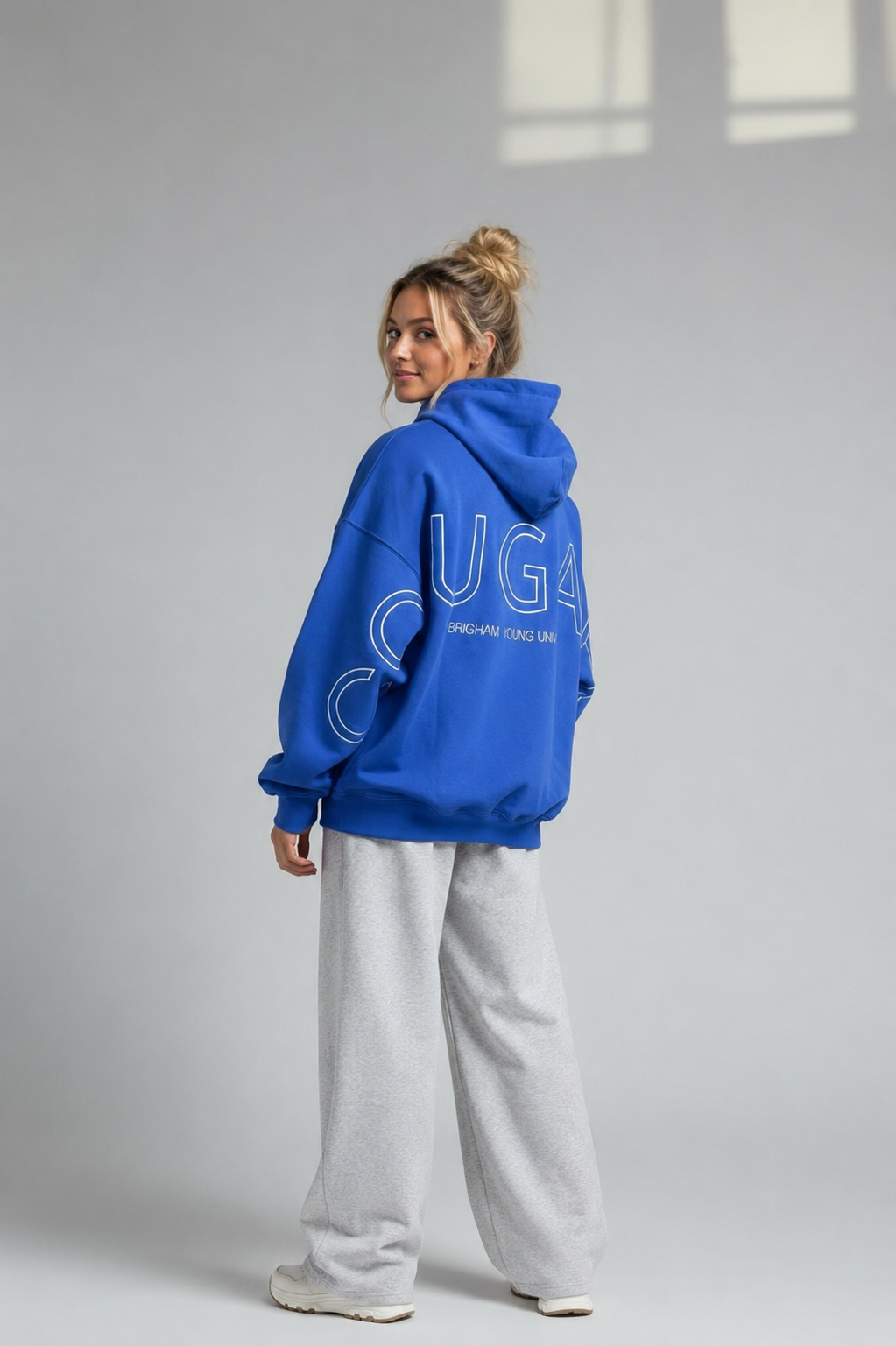 Royal Blue BYU Signature Embroidered Hoodies