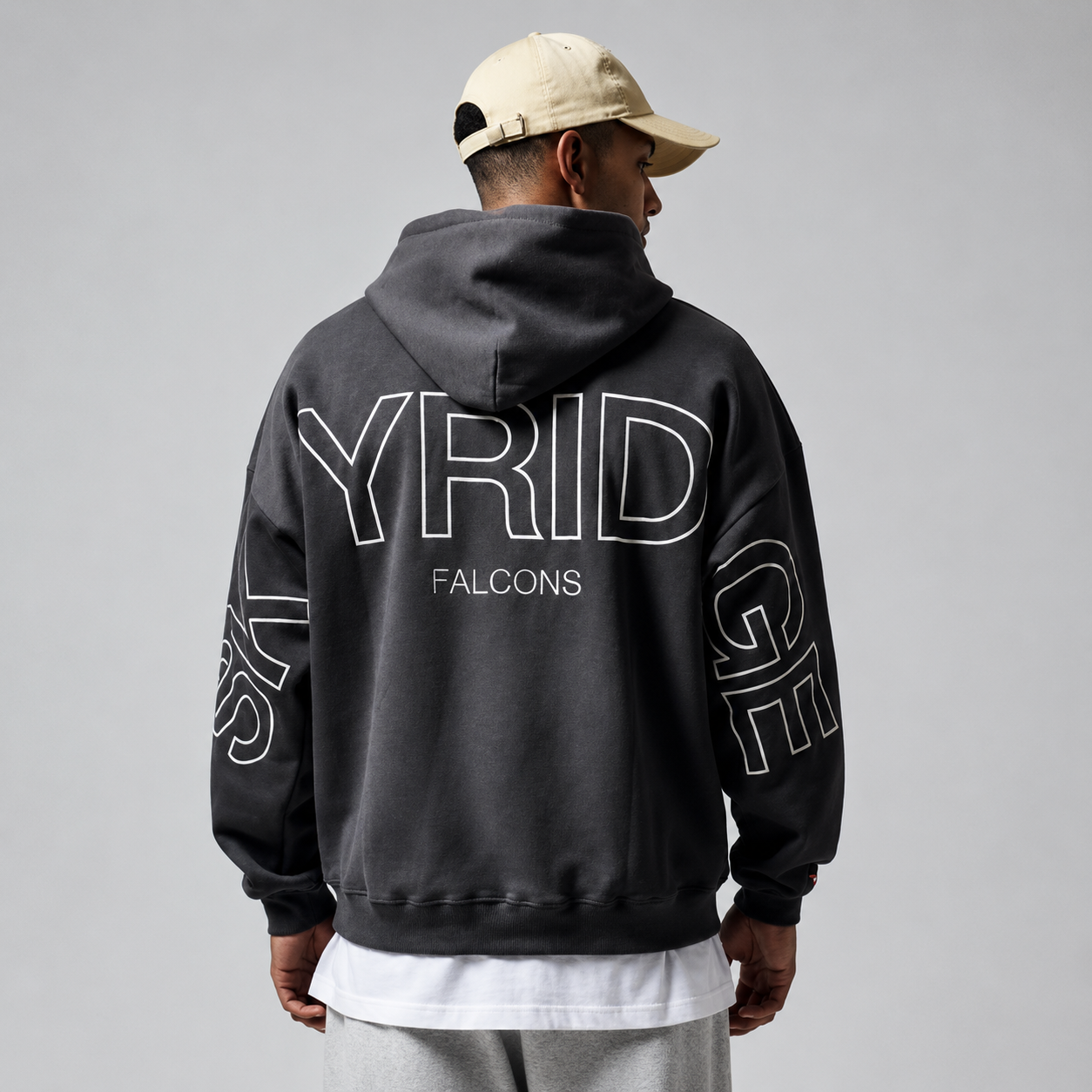 SKYRIDGE Embroidered Signature Hoodie Black