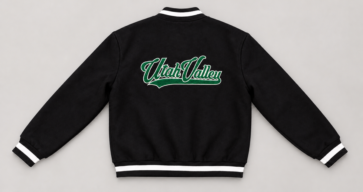 Officially Licensed Utah Valley University® Varsity Jacket PRE-ORDER