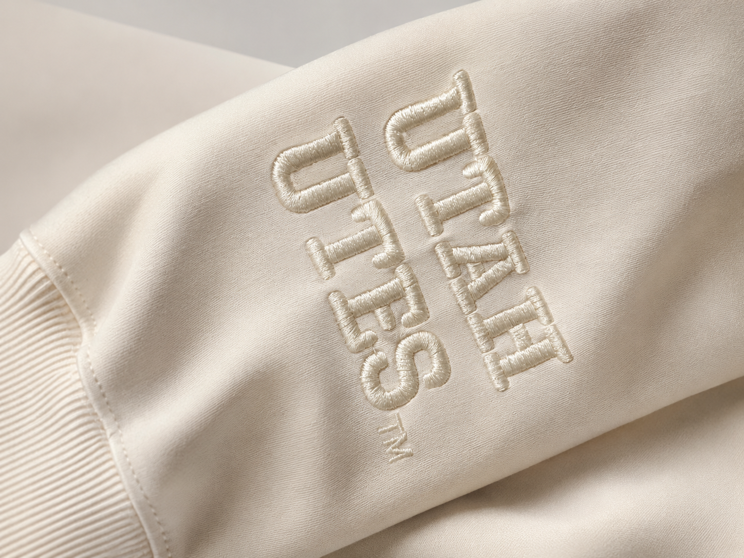 Cream University of Utah® Embossed Sweatshirt