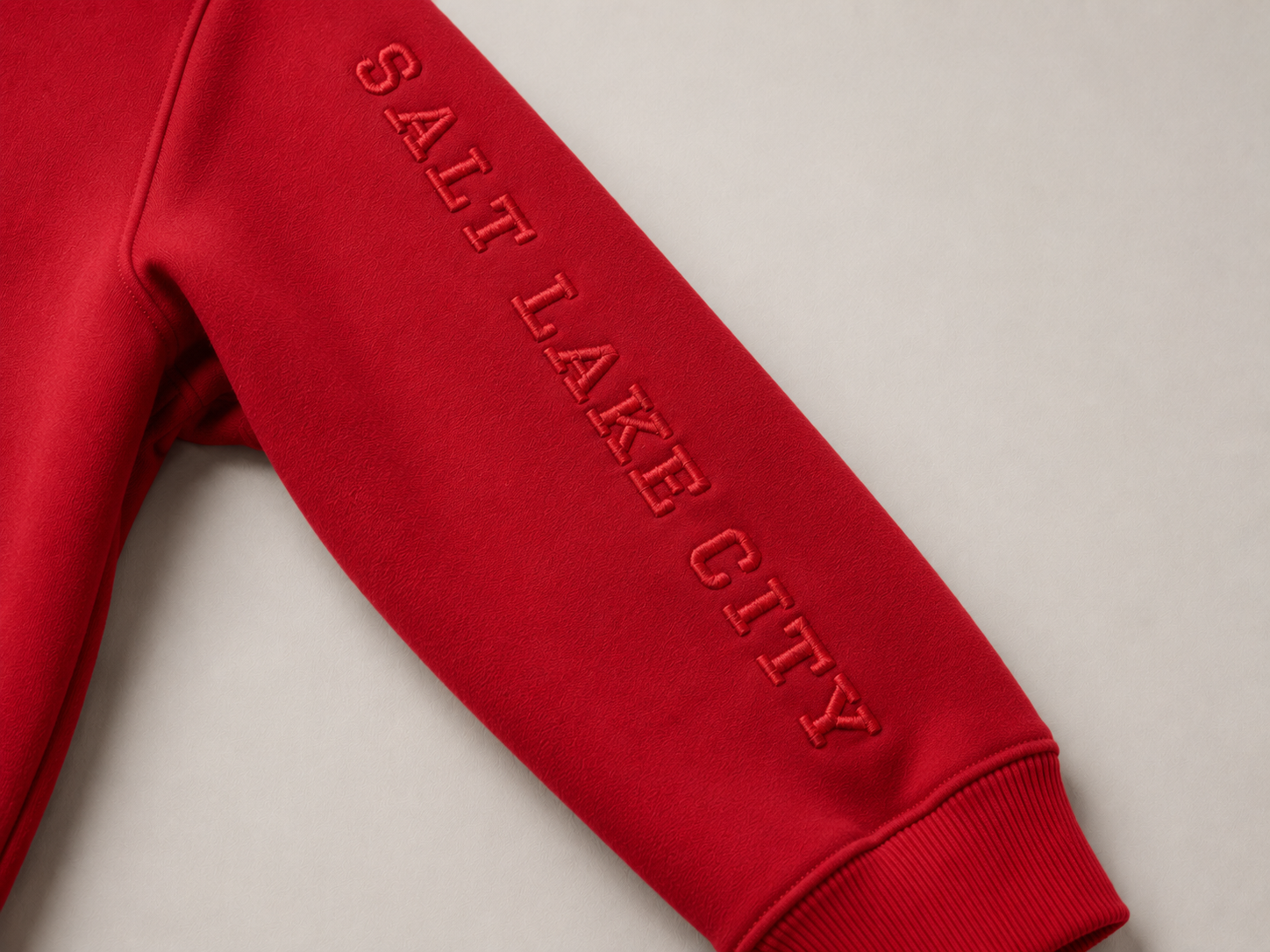 Red University of Utah® Embossed Sweatshirt