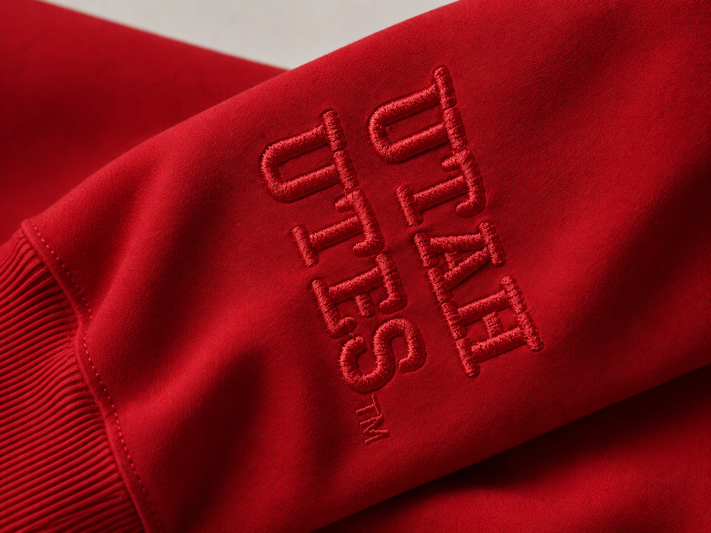 Red University of Utah® Embossed Sweatshirt