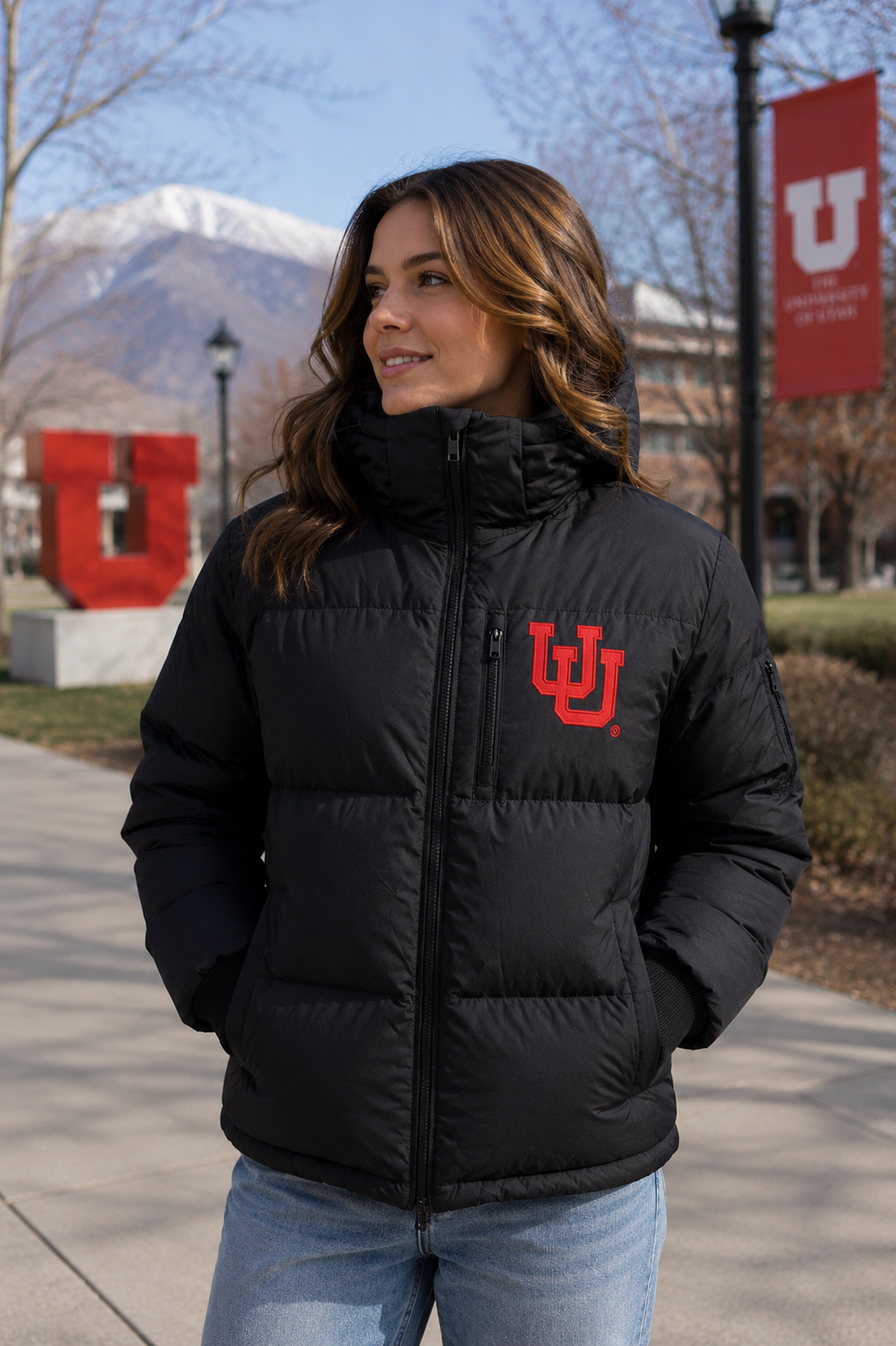 University Of Utah Utes® Premium Puffer Down Coat