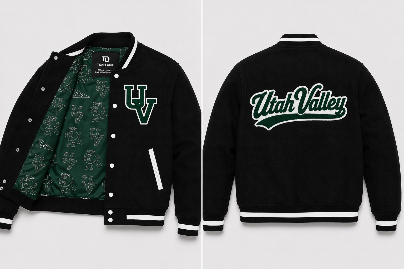 Officially Licensed Utah Valley University® Varsity Jacket PRE-ORDER