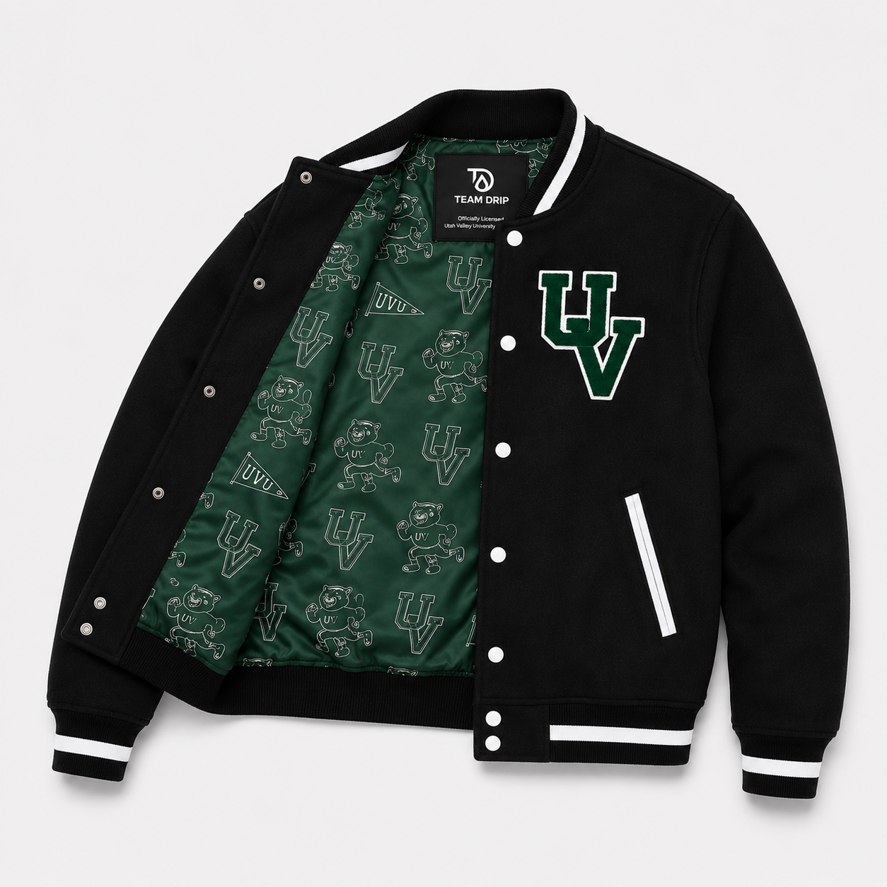 Officially Licensed Utah Valley University® Varsity Jacket PRE-ORDER