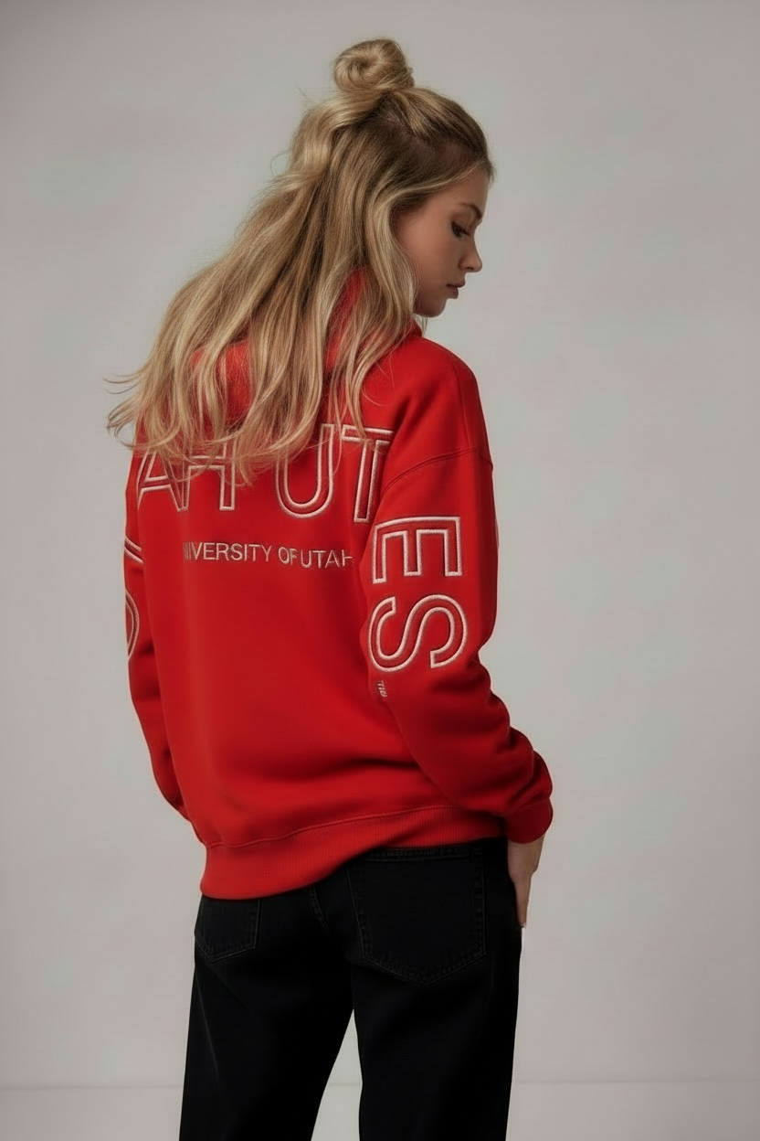 Red University of Utah® Signature Hoodie