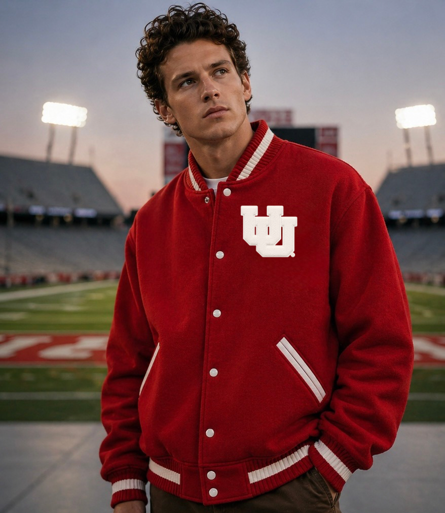 University of Utah® Premium Varsity Jacket- PRE ORDER ONLY